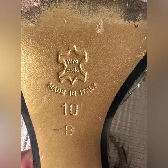 Stuart Weitzman for Mr. Seymor Vintage Snakeskin Strappy Heels - Picture 11 of 11